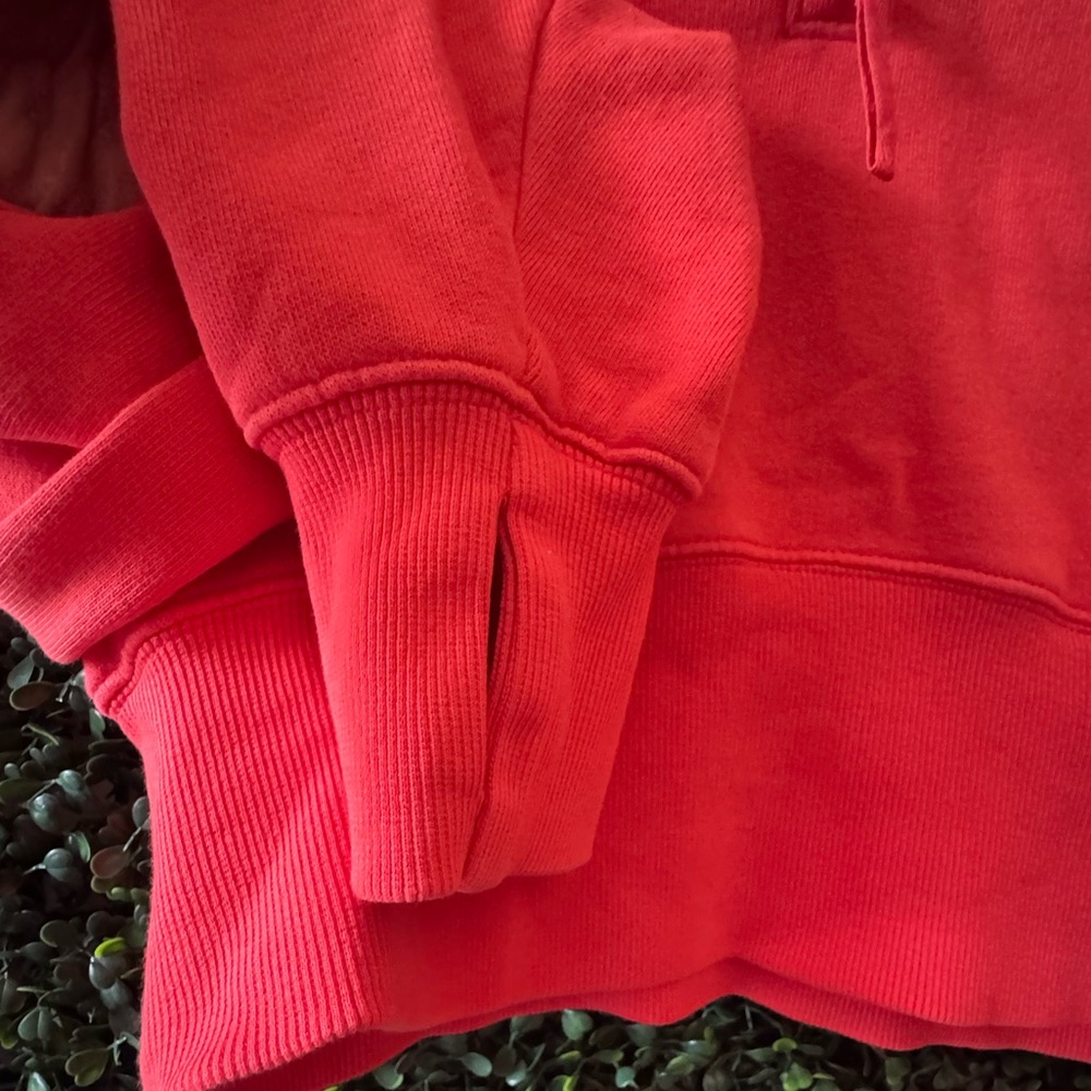 AERIE  Throw-Back Corset Cropped Quarter Zip PULLOVER/SWEATSHIRT - Picture 7 of 11